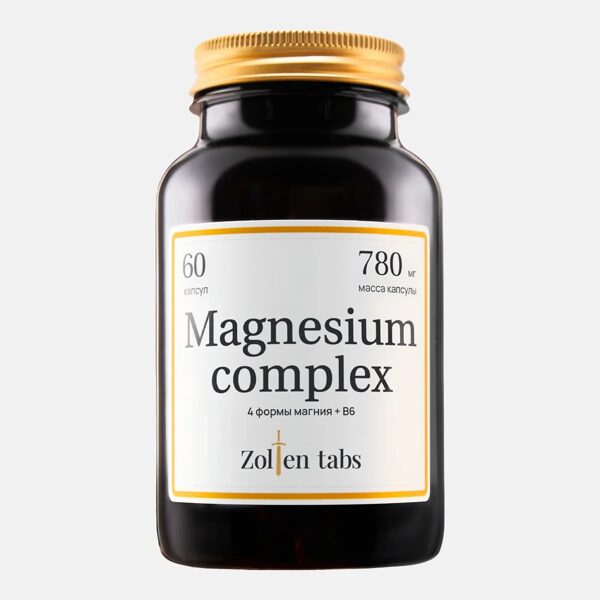 Комплекс 4 формы магния + B6 (60 капсул)