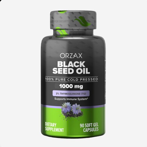 Масло Черного Тмина Orzax Black Seed Oil , 90 капсул