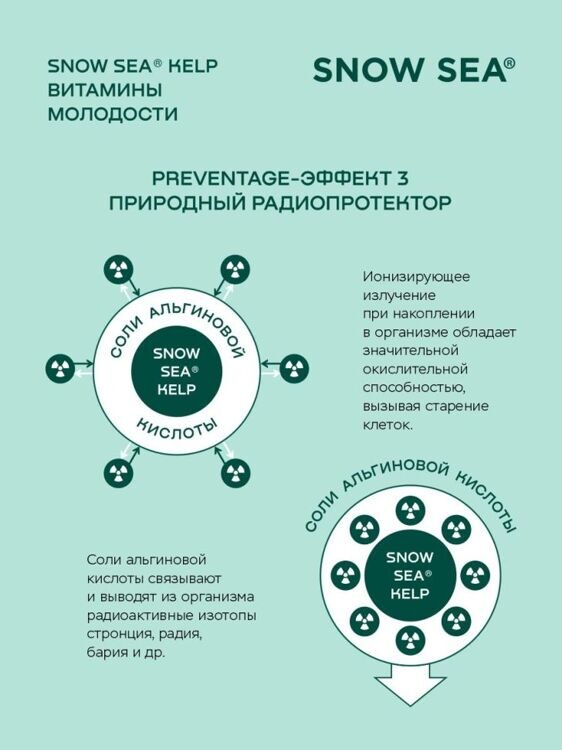 KELP ламинария и фукус в таблетках для молодости и долголетия, 224 табл.